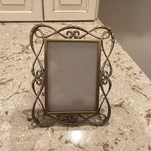 Bronze Metal Scrolled Picture Frame